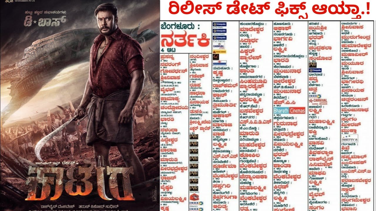 darshan thoogudeepa kaatera movie release date