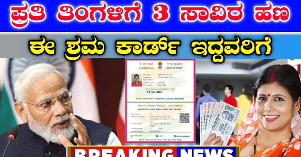 e-Shram Card Benifits